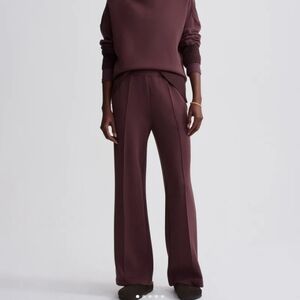 Varley Deep Burgundy Wide Leg Pant 30